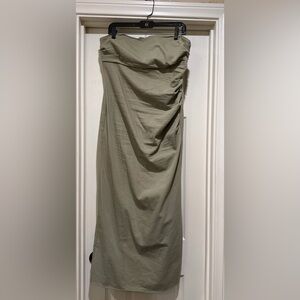 Zara Sage Green Midi Dress